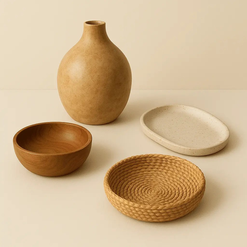 ciotole e vasi artigianali per portfolio lavori manuali